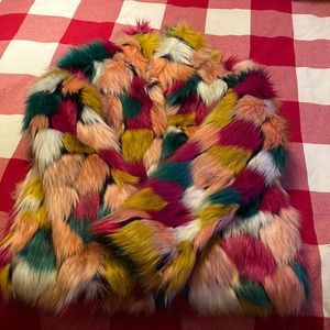 Milly fun fur for girls! Stylish and warm Newly condition! Worn once!